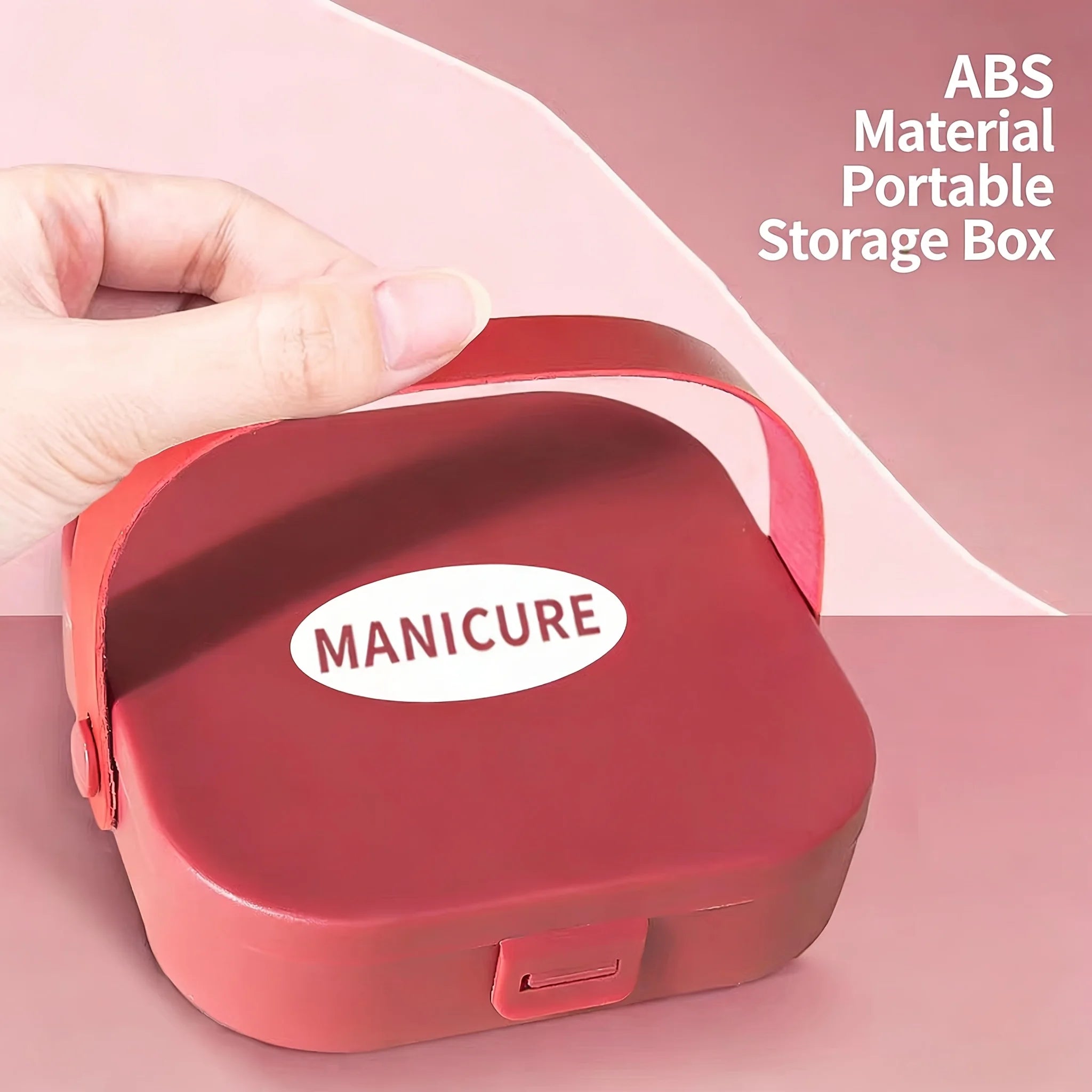 Stainless Steel Professional Nail Care Kit Includes Nail Clippers Manicure Tools Portable Storage Box Ideal for Home Travel Use