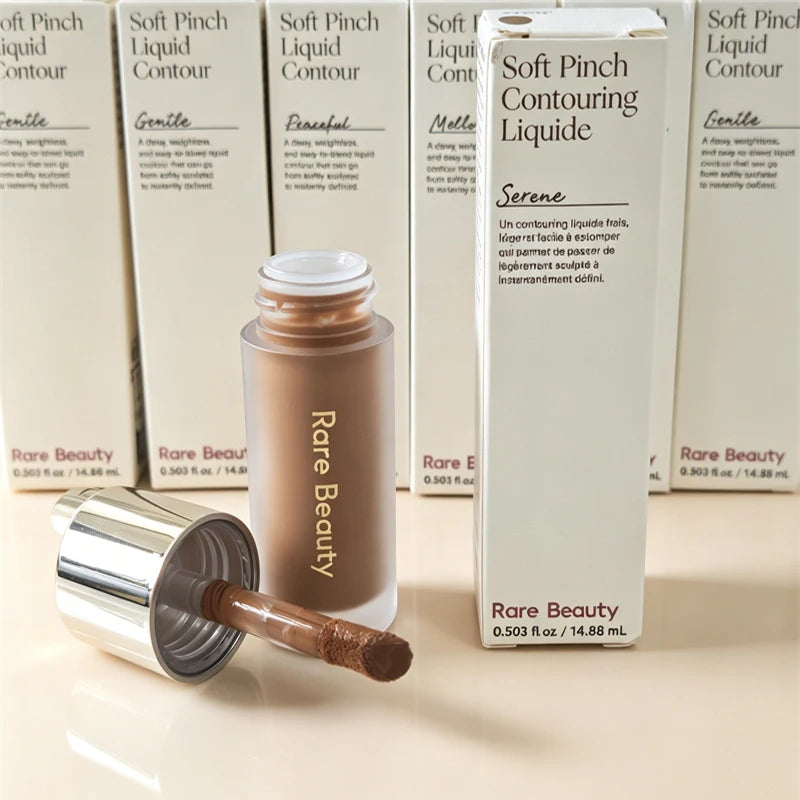 Rare Beauty Makeup Facial Stereoscopic Bronzer Contour Stick Liquid Blusher Nature Plump Waterproof Nose Shadow Highlight Rouge