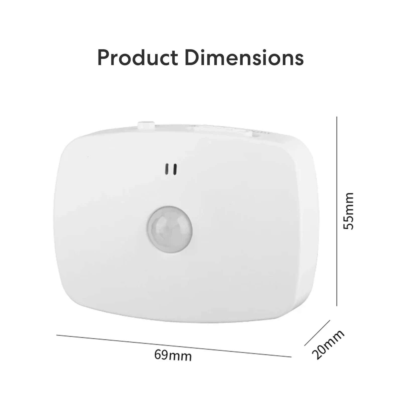 Smart Night Light EU Plug Dimmable LED with PIR Motion Sensor & Light Detection Energy-Saving for Corridor Toilet Stairs