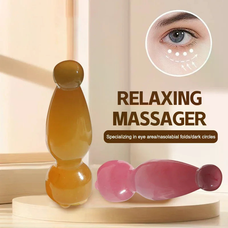 Smooth Face Massage Tools Resin Gua Sha Face Skin Care Massage Sticks Lotus Seedpod Shape Massager Facial Physiotherapy Tool