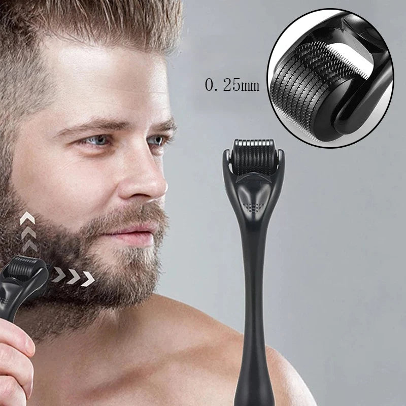 Facial beauty microneedle roller massager, beauty salon and household skin roller skincare tools, facial beauty equipment