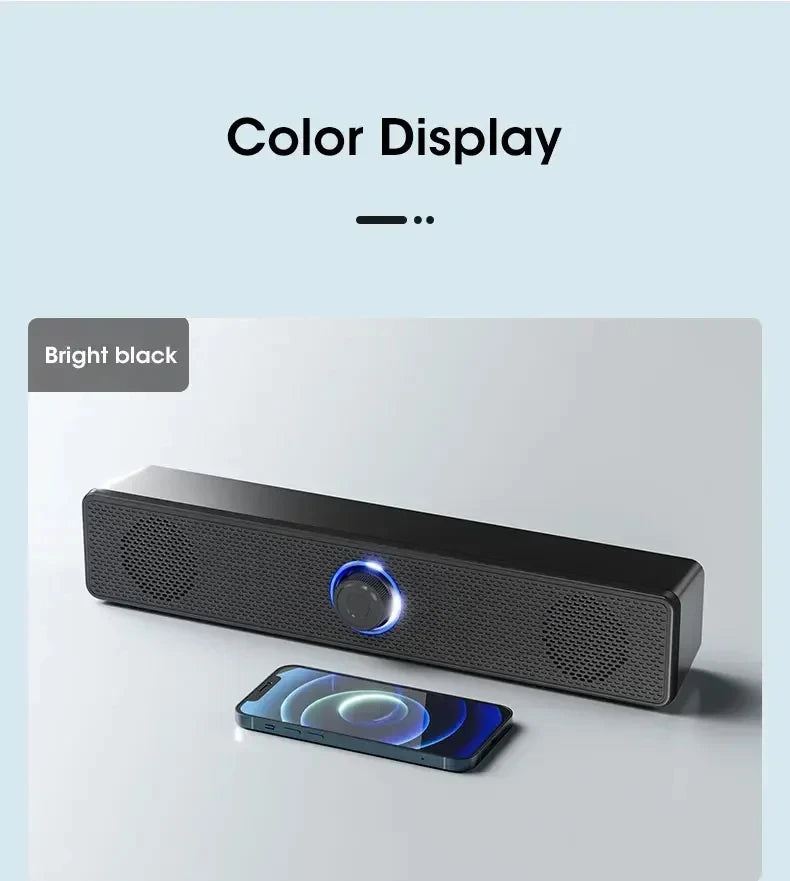 Bluetooth 4D Surround Speaker Home Theater Sound System Computer Soundbar For TV Subwoofer Wired Stereo Strong Bass
