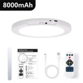 Motion Sensor Rechargeable LED Ceiling Light Round Wireless Security Light for Hallway Stairs Corridor Indoor Home Entryway