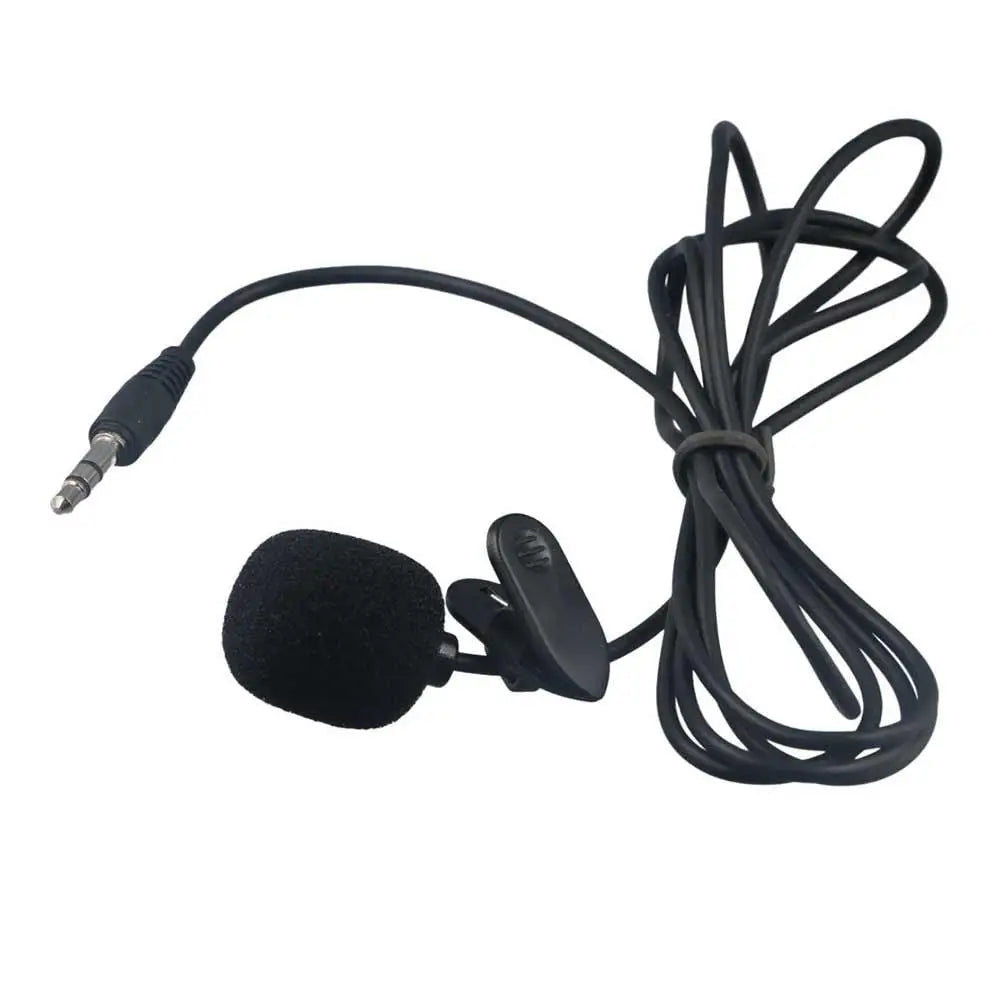 1.5m Portable Amplifier Phone Accessories Clip Microphone Laptop Microphones Wired Mic Tie Clip Microphone Clip-on Microphone