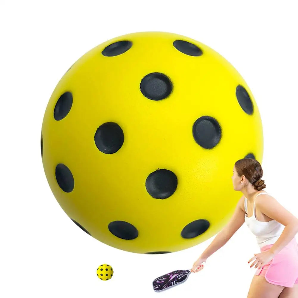 new 1PC Silent Pickleball Indoor Entertainment Silent Practice Ball PU Foam High Bounce Resistance Not Disturbing People