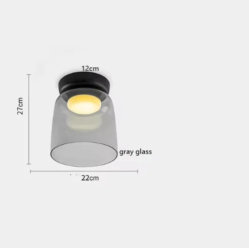 LEVELS Glass Ceiling Lamp Bedroom led Medieval Colourful lamps for Restaurant Creative Dining Room bedroom Balcony hallway Lamps