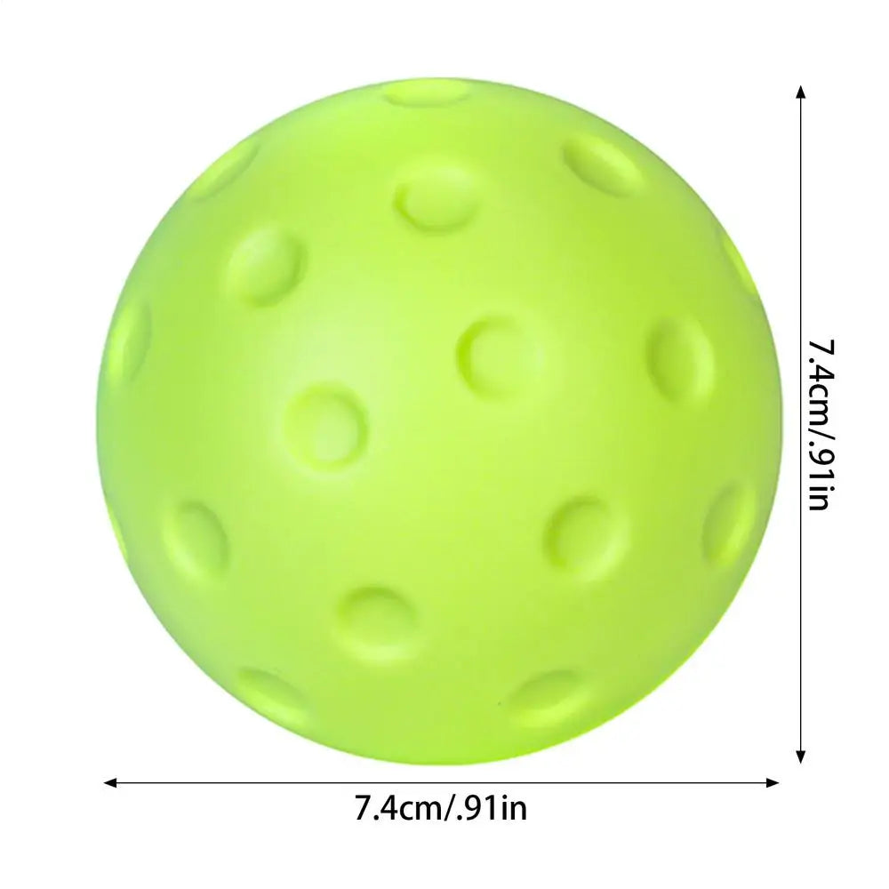 Quiet Foam Hollow Pickleballs For Indoor Outdoor Practice Pickleball Balls Bounce Silent Pickleball Practice Ball Low Noise
