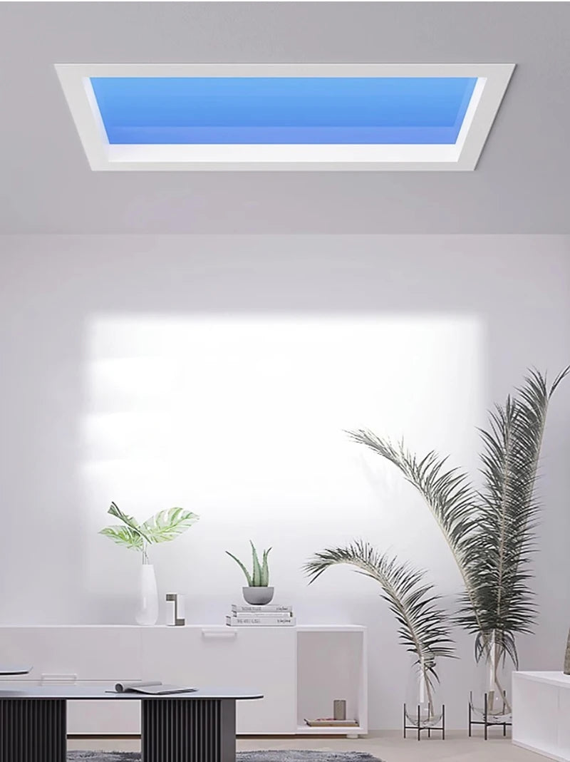 Skylight Smart Control Ceiling Lamp Embeded LED Ceiling Lights for Office Dimmable Kitchen Island Lighting Bathroom Sky Light