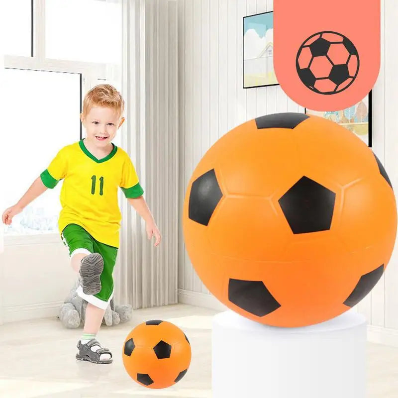 Silent Soccer Ball High Density Soft Soccer Ball Indoor Silent Ball No Noise Bouncing Ball Quiet Training Ball For Home Practice