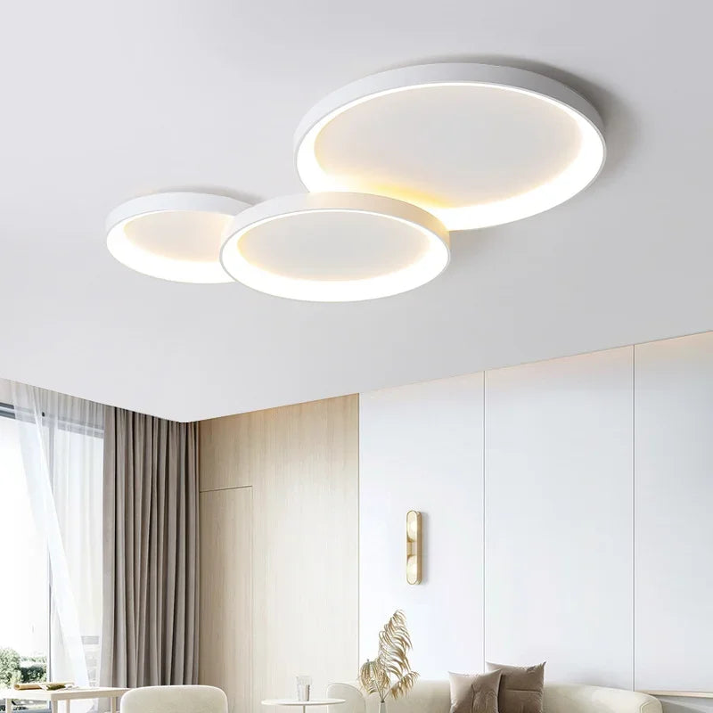 Modern Round Smart Led Ceiling Lamp Lighting Living Room Bedroom Dimmable Simple Ceiling Lights Home Decor Lighting Lamp Fixture