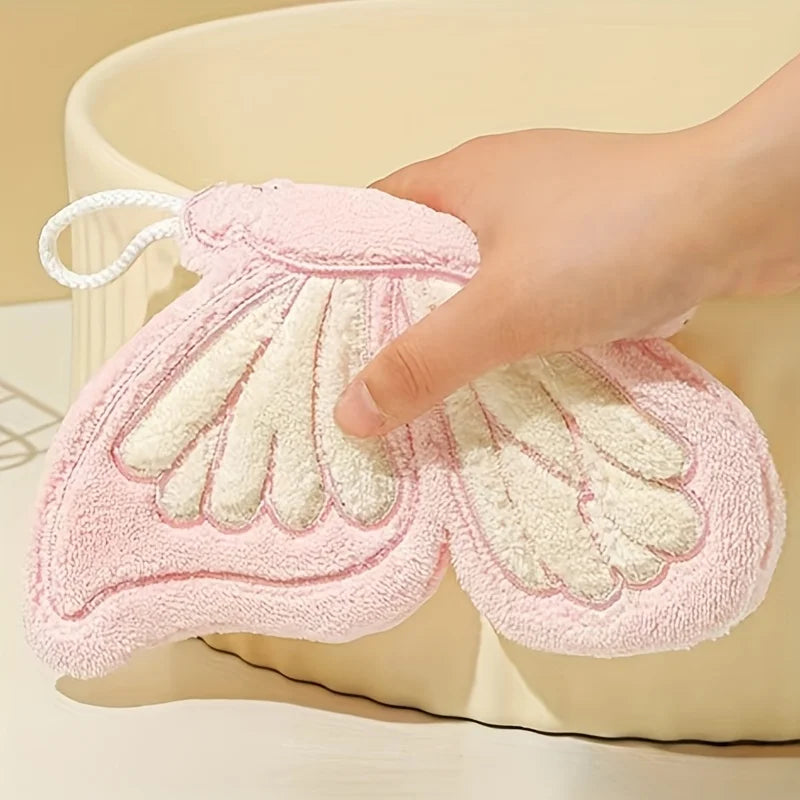 "Beauty" must be translated as "appearance value"   Original: Hanging Coral Fleece Butterfly High-Appearance Cartoon Thickened S