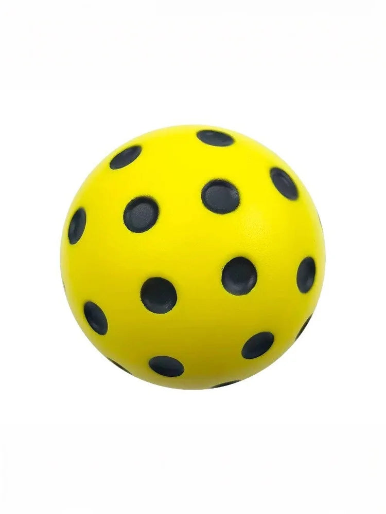 1PC PU Foam Silent Ball for Indoor Pickleball Activities with High Bounce Resistance, Non-Disturbing.