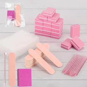 60/30/15Pcs Disposable Nail Cleaning and Care Kit,Mini Nail Filing Stick,Portable File Nail Accessories,Nail Supplies