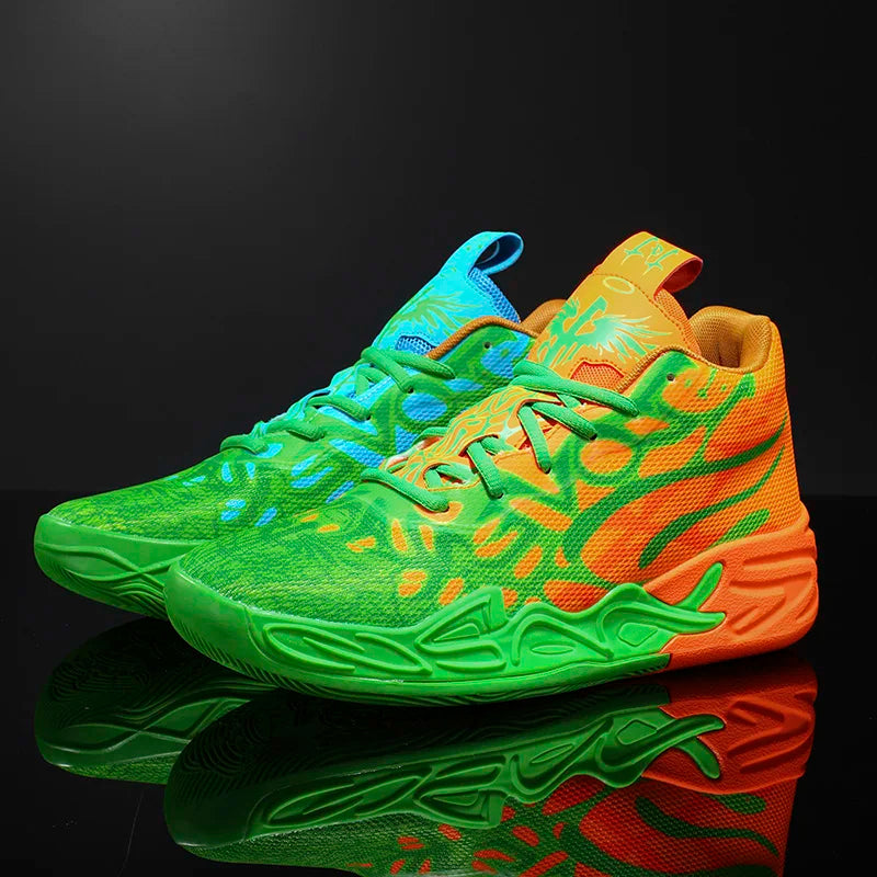 739 High Quality Mens Basketball Sneakers Breathable Cushioning Training Sports Shoes Youth Gym ForMotion Basketball Shoes 35-45