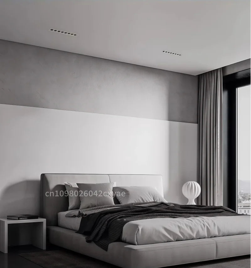 Dimmable grille light, COB ceiling light, LED spotlight, downlight, anti-glare spotlight, AC110-220V, kitchen indoor lighting