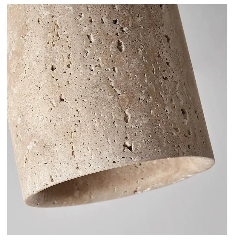 Modern Stone Travertine Ceiling Lamp Bedroom Corridor Flush Mounted Foyer Hallway Staircase Indoor Lighting Fixture Decoration