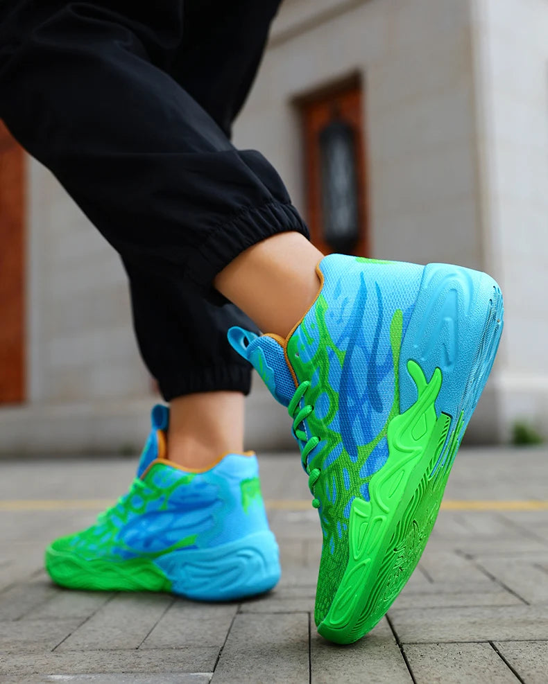 739 High Quality Mens Basketball Sneakers Breathable Cushioning Training Sports Shoes Youth Gym ForMotion Basketball Shoes 35-45