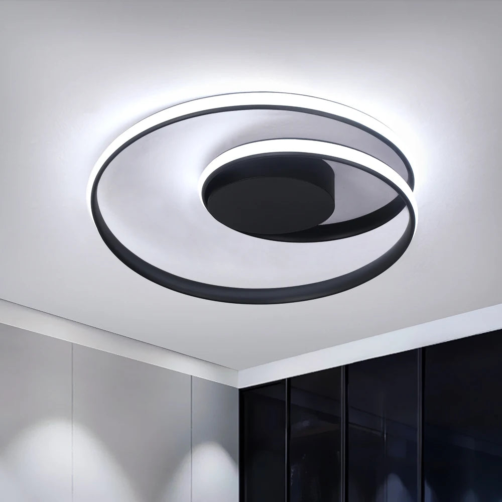 Modern Ceiling Light LED Chandelier Lamp Luminaire Living Dining Room Lighting Acrylic Surface Mounted Home Decor Indoor Fixture