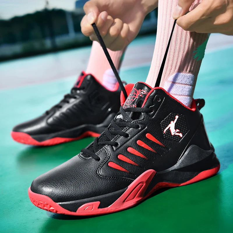 Outdoor Soft Men's Basketball Shoes Comfortable Breathable Man Sneakers Fashion Lightweight Male Cushioning Non-slip Sport Shoes
