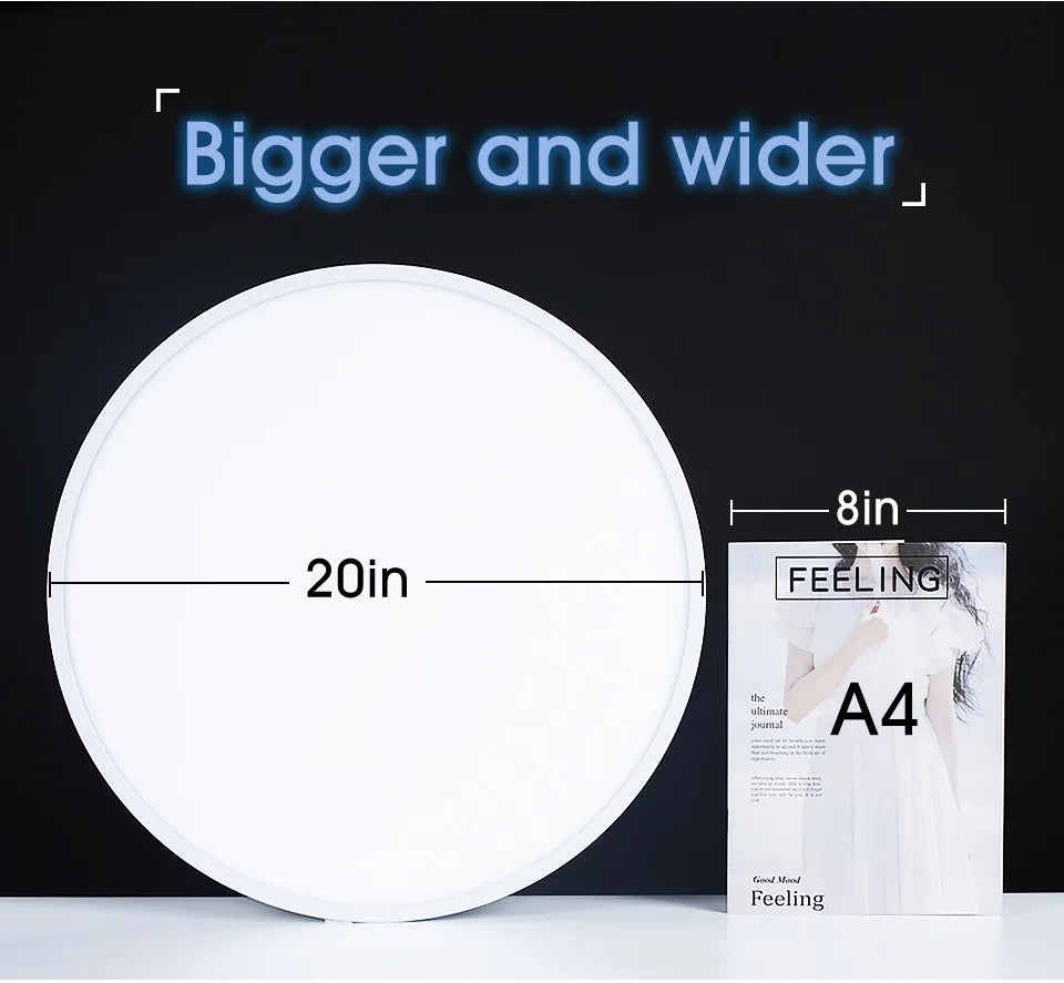 50CM Large Ceiling lamp Smart APP/ Remote Control Dimmable for Bedroom 48W Ceiling Lights AC 110/220V led lights for Living room