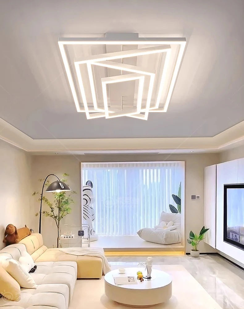 Nordic home decoration salon bedroom decor smart led lamp lights for room dimmable Ceiling light lamparas indoor lighting