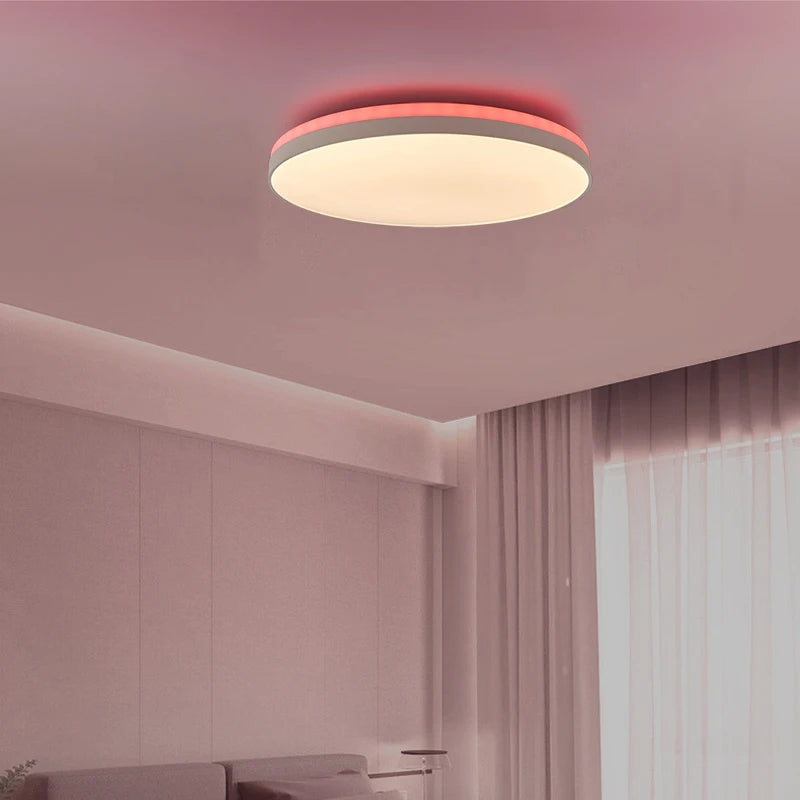 Smart Tuya RGB Ceiling Light with Backlight Bluetooth APP Remote Control Dimming Living Room Bedroom Home Decor Led Ceiling Lamp