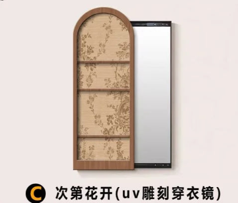 Modern Ornament Mirror Aesthetic Bathroom Flexible Rectangle Mirror Organizer Big Decorazioni Casa Home Furniture Decoraction