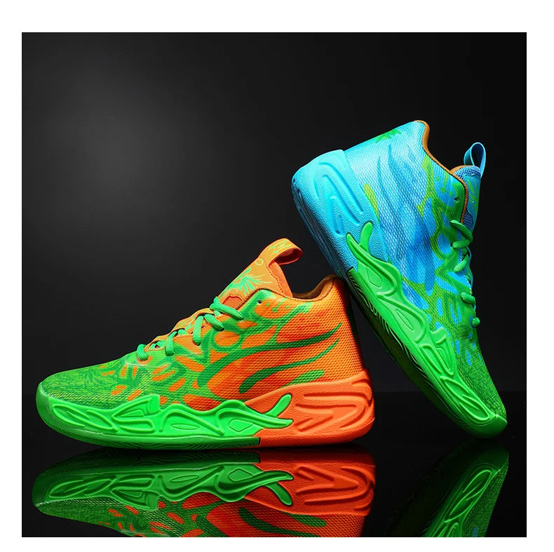 739 High Quality Mens Basketball Sneakers Breathable Cushioning Training Sports Shoes Youth Gym ForMotion Basketball Shoes 35-45