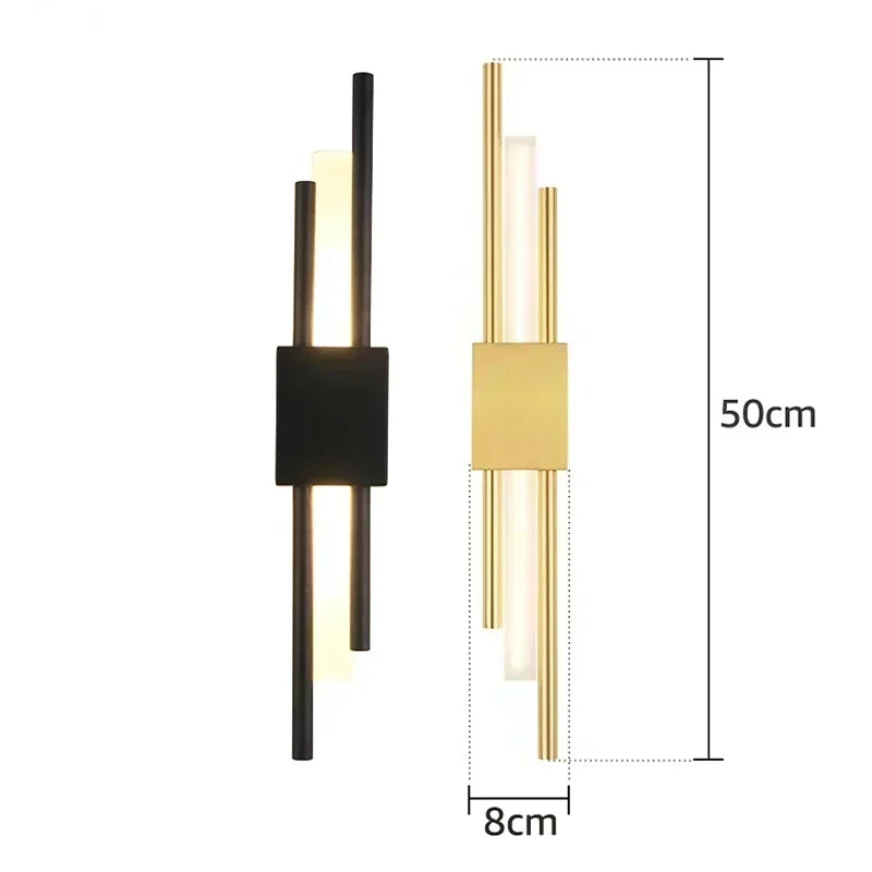 Led Wall Lamp Indoor Lighting Bathroom Wall Sconces Light Fixture Living Room Corridor Bedroom Decoration Nordic Wall Lights