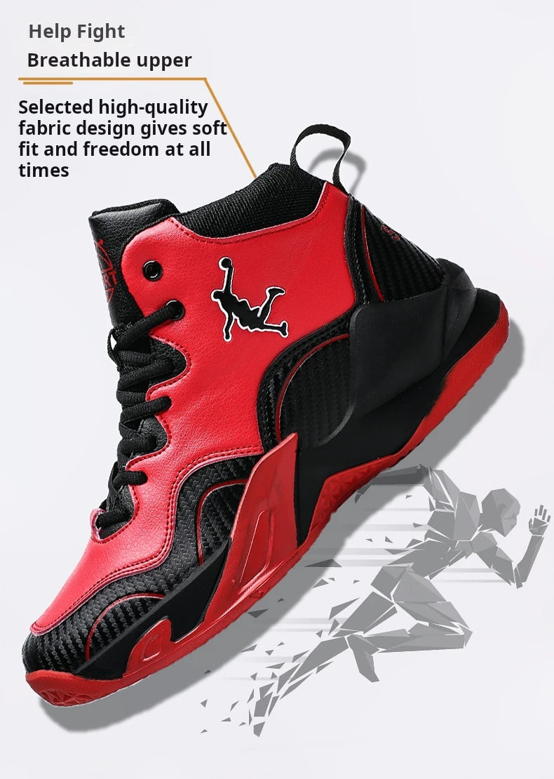 Kids Boy Breathable Basketball Woman Training Sneakers Zapatillas Men's Basketball Shoes High Top Basketball Shoes Outdoor 2025