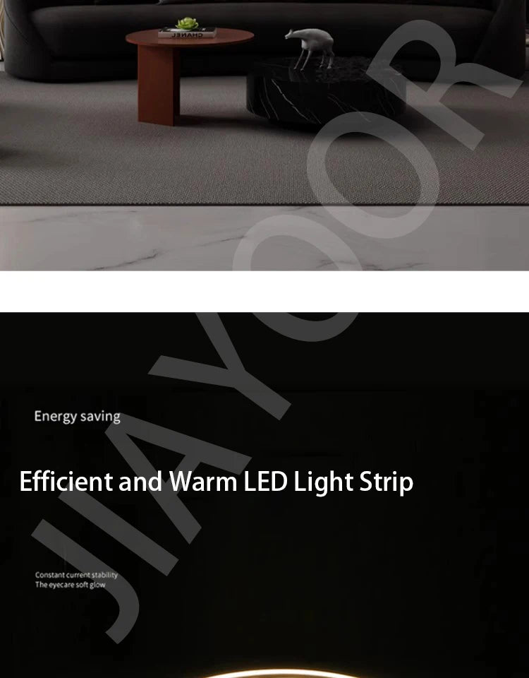 Indoor Modern Minimalist Designer LED Lamp Porch Bedroom Bedside Lighting Decoration Round Background Creative UFO Wall Sconces