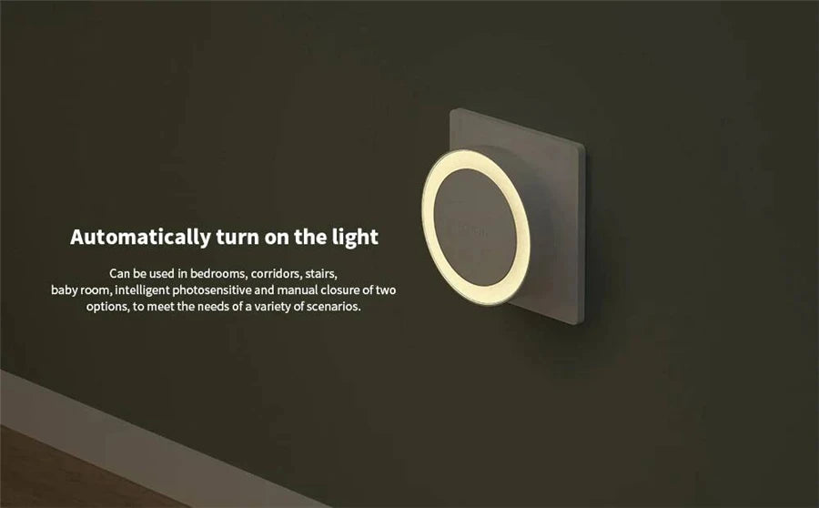 Yeelight Smart Night Light Intelligent Recognition Energy Saving Lighting Low Power Consumption Light Sensor EU plug