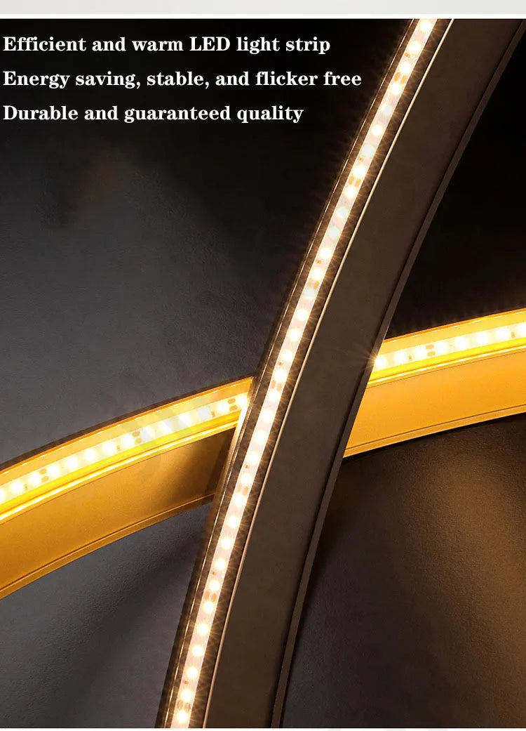 Indoor Modern Minimalist Designer LED Lamp Porch Bedroom Bedside Lighting Decoration Round Background Creative UFO Wall Sconces