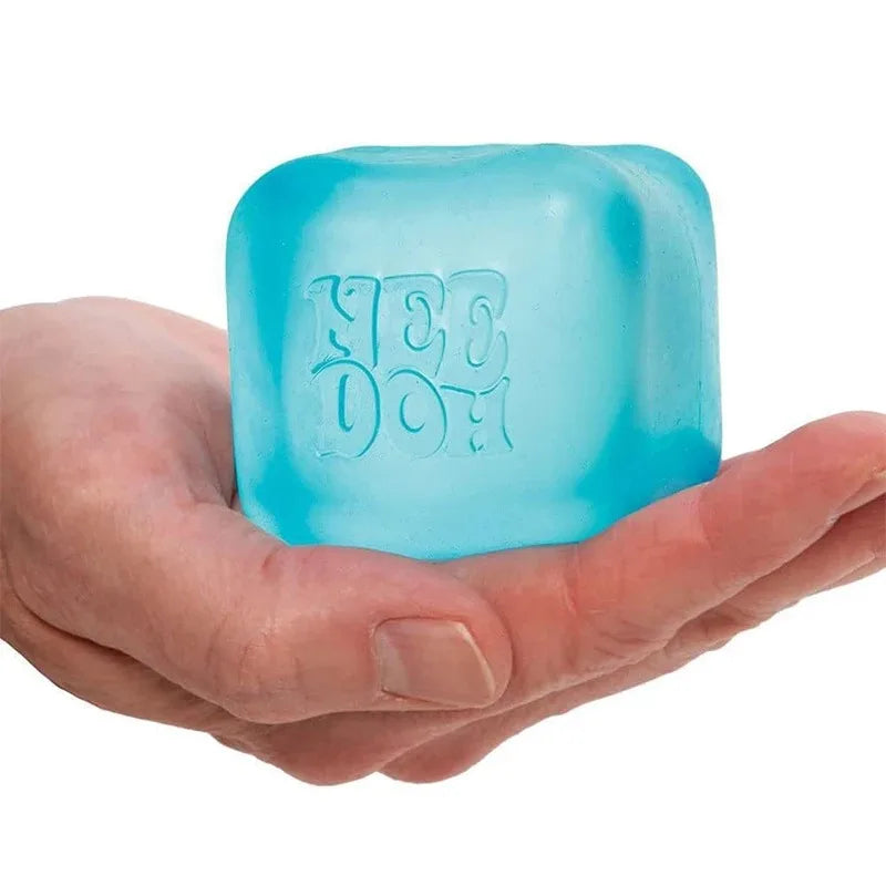 NeeDoh Nice Cube Firm Slow-Rise Sensory Fidget - Desk Stress Ball