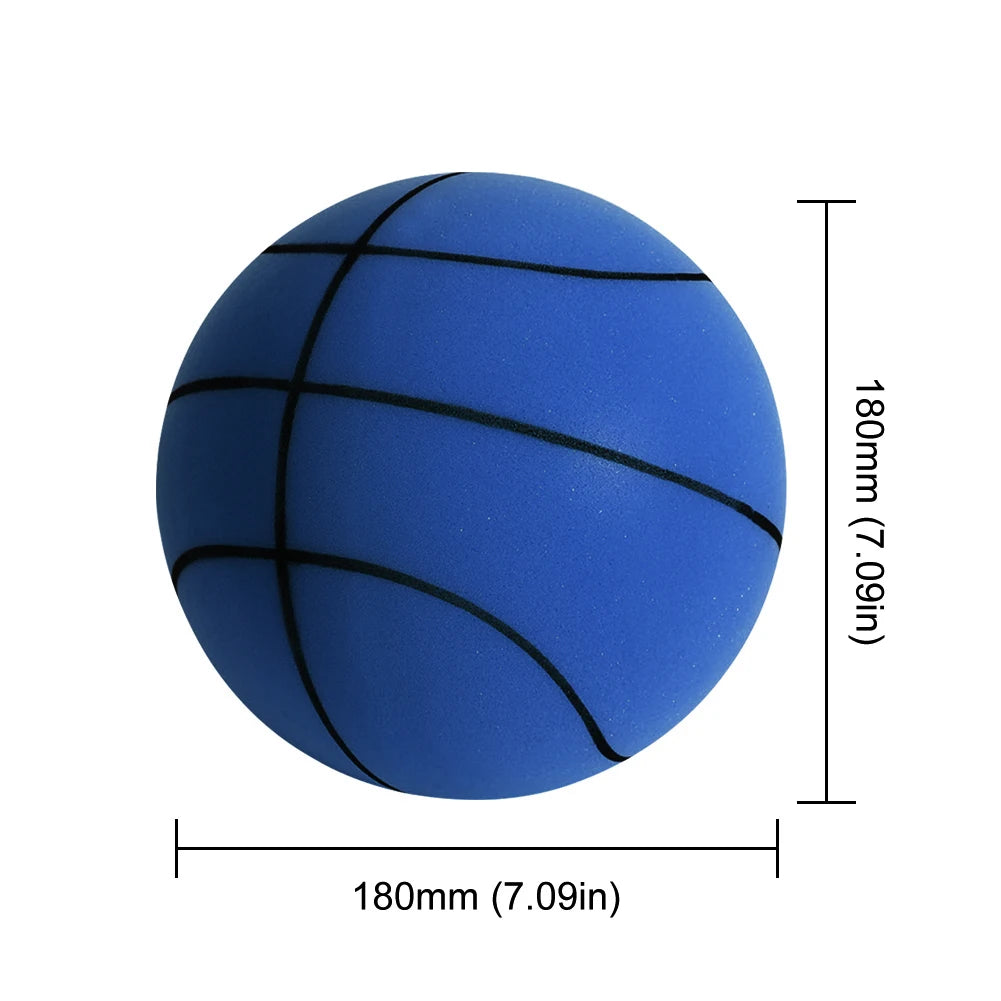 Bouncing Mute Ball 18/21/24cm Silent Foam Basketball Indoor Silent Ball Pat Basketball Silent Toddler Toys Air Bounce Basketball