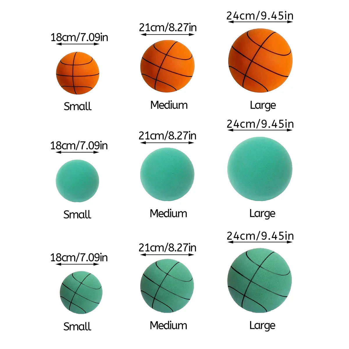 Indoor and Outdoor Leisure Sports Silent Basketball Elastic Low Noise Durable Sponge Basketball Single Pack