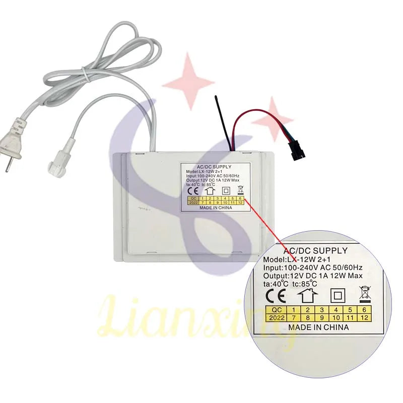 Strip light controller smart switch touch mirror dimmer 12W smart  touch sensor switch with Anti fog dual Touch Bathroom Mirror