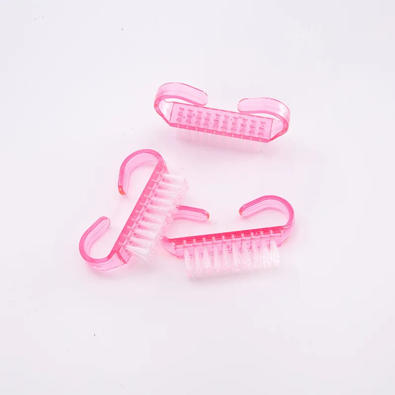 Nail Cleaning Nail Brush Tools File Nail Art Care Manicure Pedicure Soft Remove Dust Small Angle Clean Brush for nail care