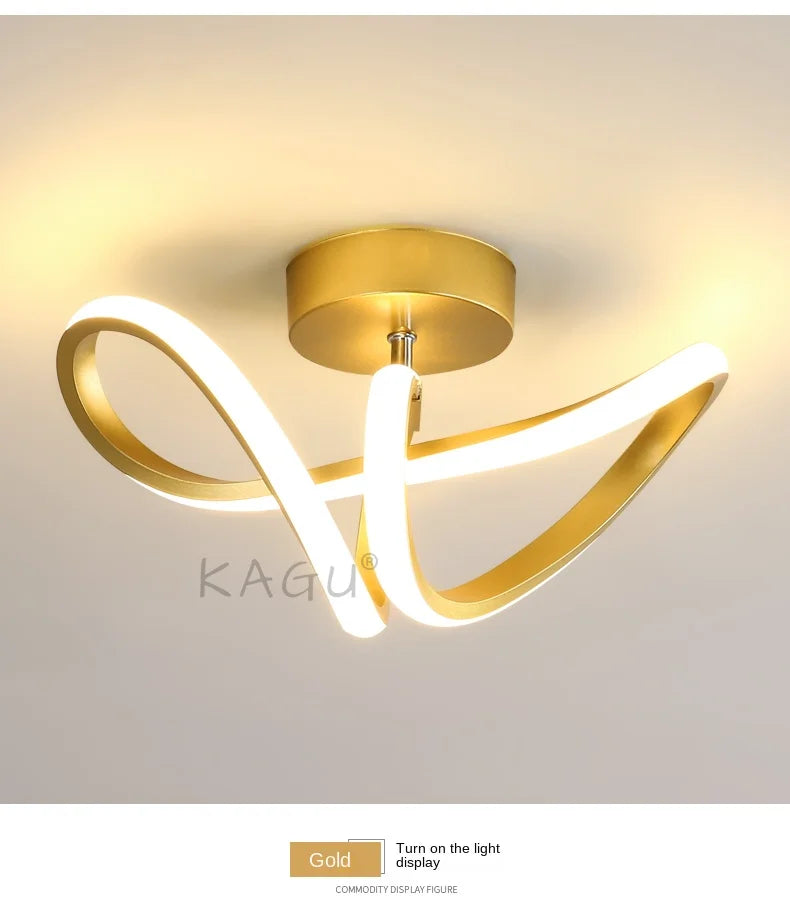 KAGU Modern Aisle LED Ceiling Lamp For Stairs Entrance Corridor Balcony Indoor Lighting Minimalist Style Light Kitchen Fixtures
