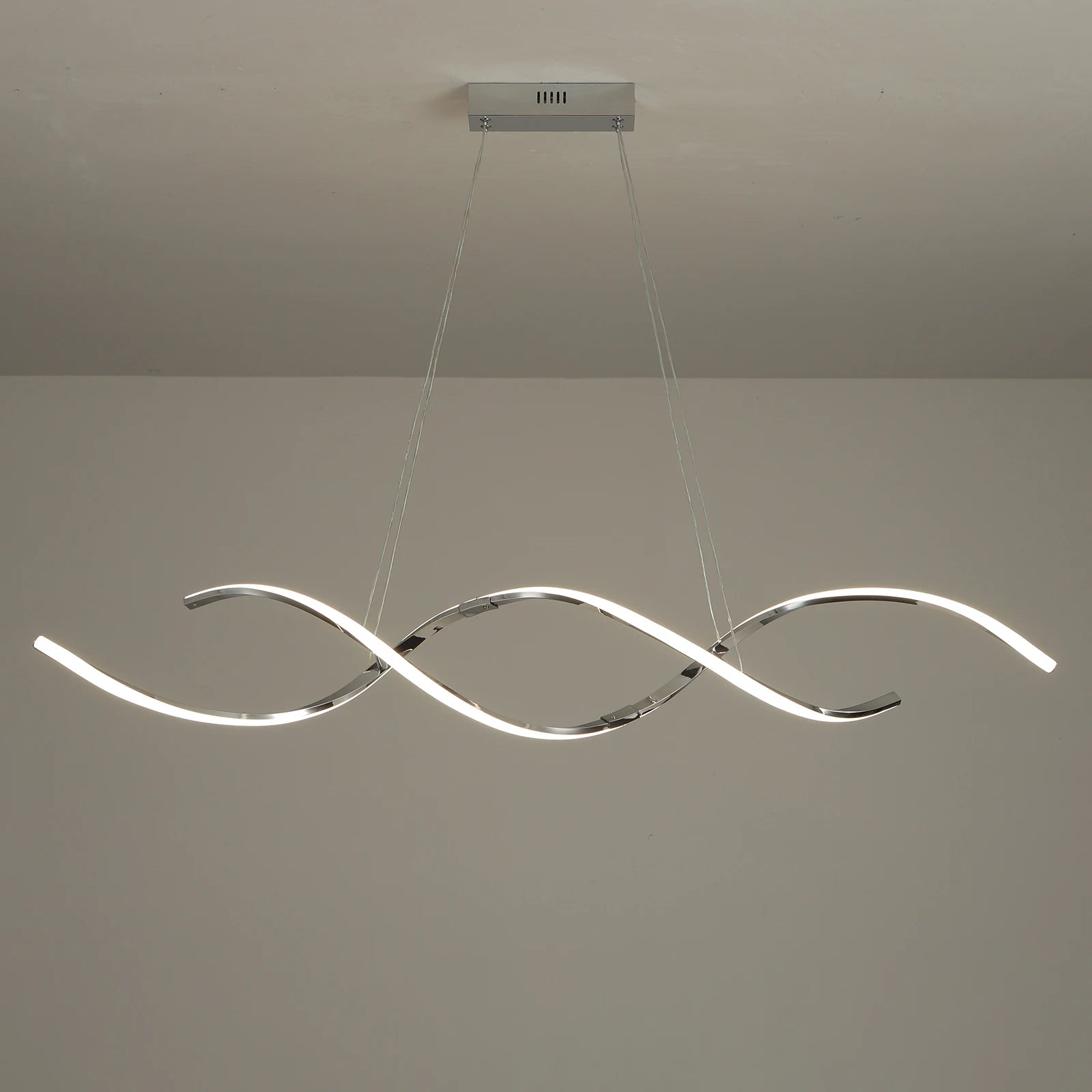 Modern chandelier Lights Simple Dining Room Lights Kitchen Long led Chandelier Living Room Pendant Lamp Home Decoration Lighting