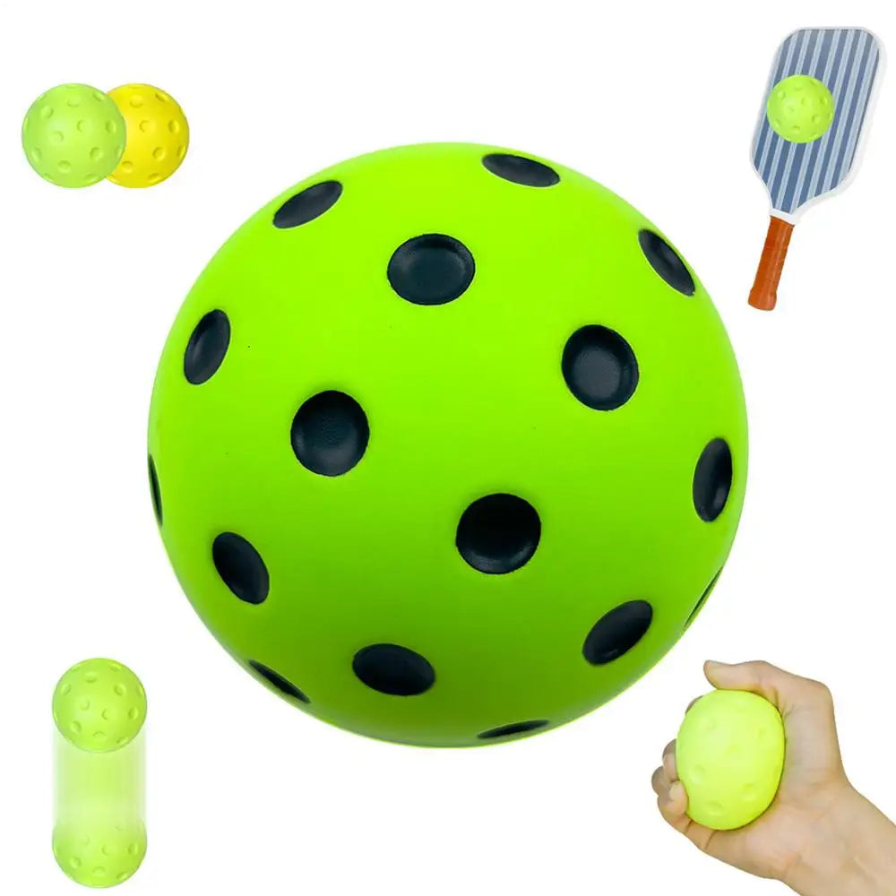 new 1PC Silent Pickleball Indoor Entertainment Silent Practice Ball PU Foam High Bounce Resistance Not Disturbing People