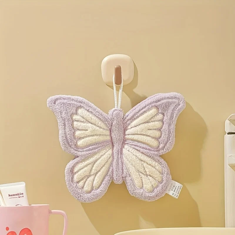 "Beauty" must be translated as "appearance value"   Original: Hanging Coral Fleece Butterfly High-Appearance Cartoon Thickened S