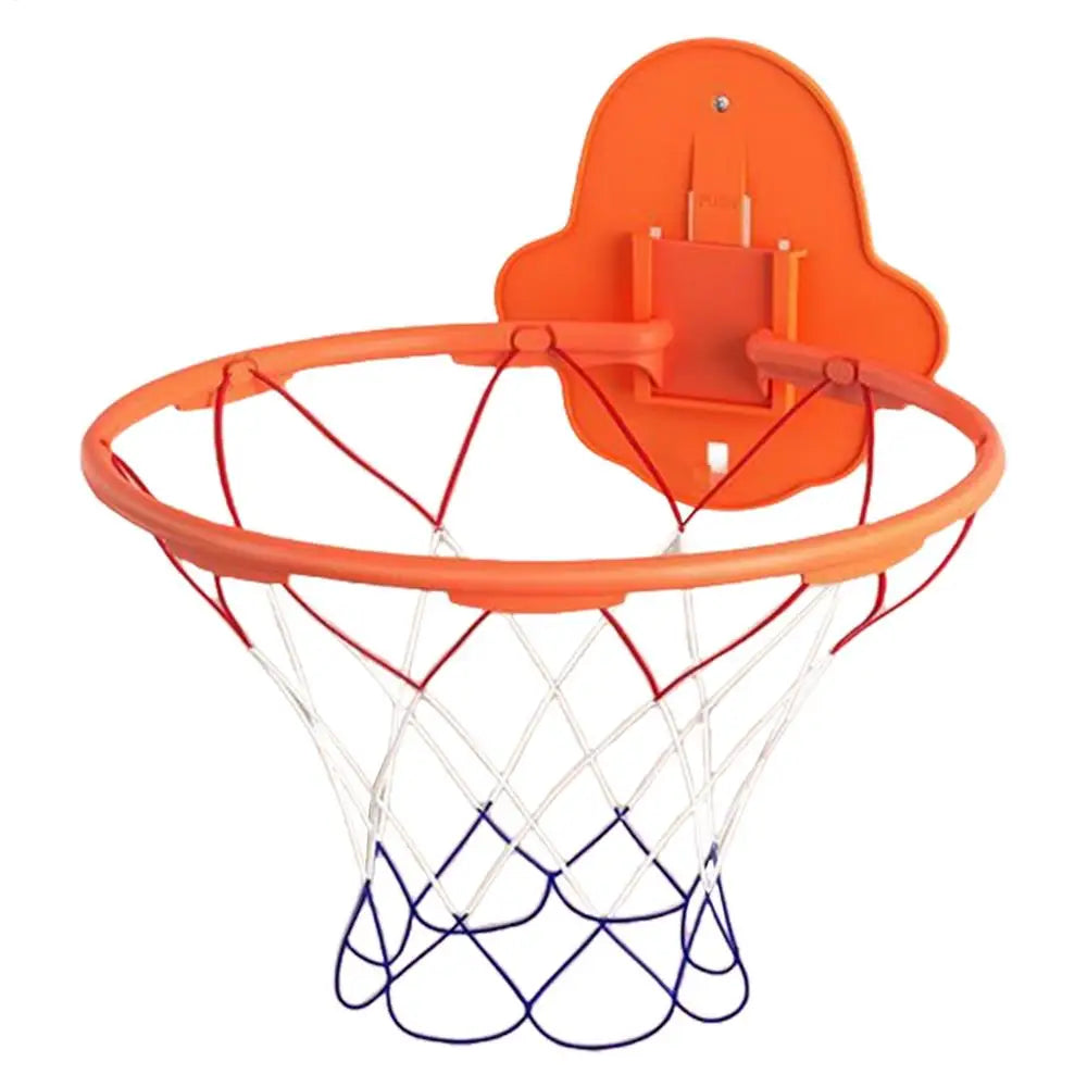 Indoor Basketball Hoop 32cm Dribbling Silent Basketball Training Hoop Noiseless Bouncing Foldable Wall-Mounted Outdoor Toys