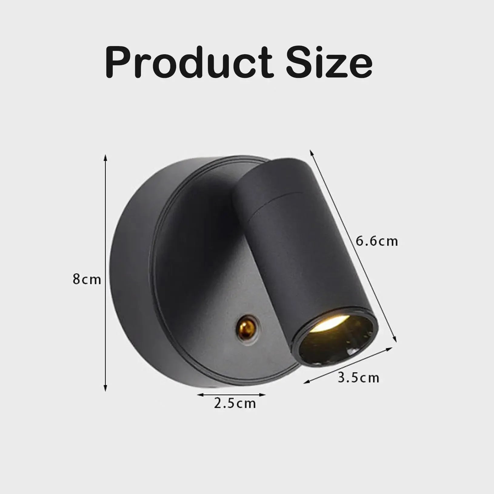 Smart Remote Control & Magnetic USB LED Wall Light,3 Mode Dimmable Cordless Touch Night Lamp for Bedside,Wardrobe,Hallway,Stairs