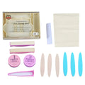 Nail Manicure Kit With Buffer Shine Pedicure Kit Natural Nail Prep Set For Women Girls Beginner Home Salon Daily Party