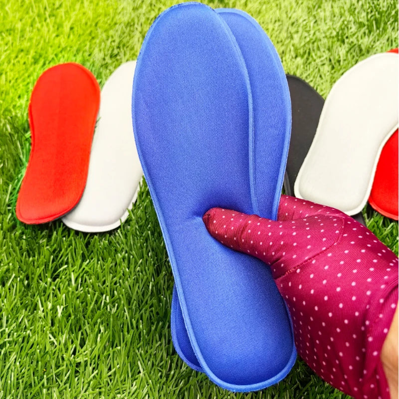One Pair  Memory Foam Shoe Insoles Breathable Absorbing Arch Soft Comfortable Athletic Insole Shock Sport Shoes Pad Pain Relief