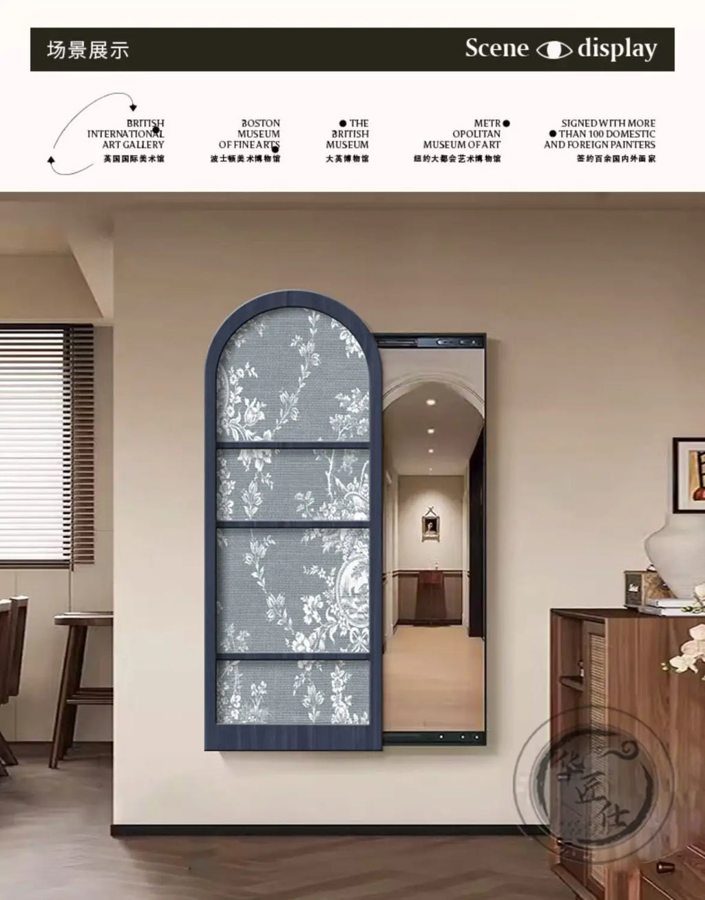 Modern Ornament Mirror Aesthetic Bathroom Flexible Rectangle Mirror Organizer Big Decorazioni Casa Home Furniture Decoraction