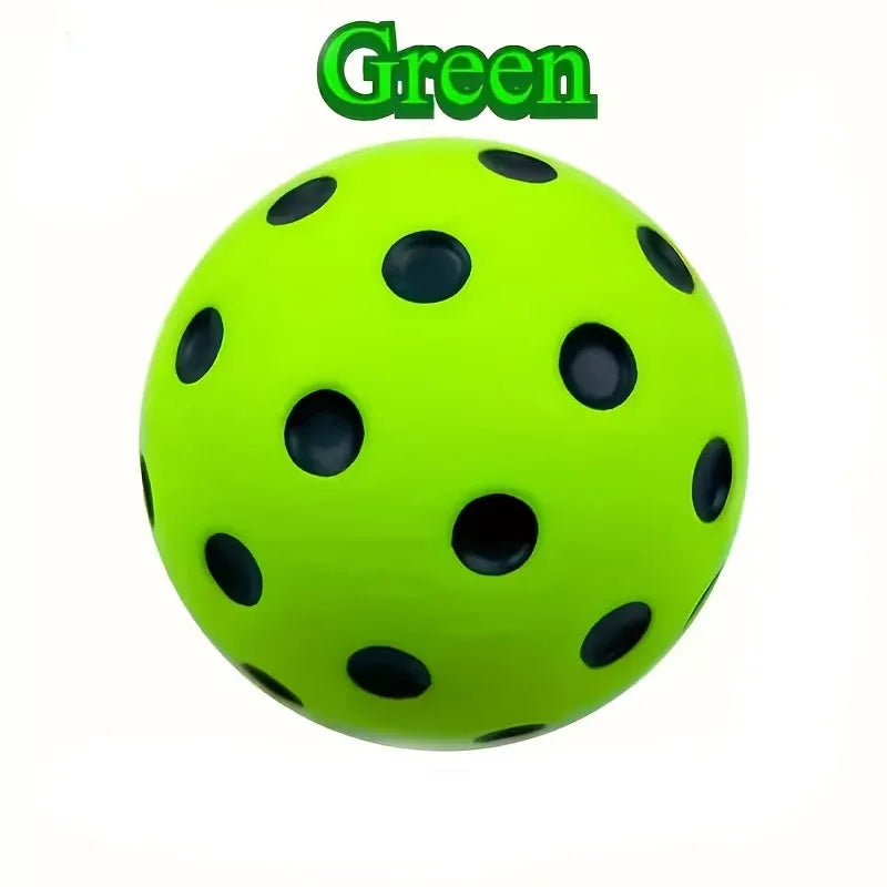 1PC Silent Pickleball Indoor Entertainment Silent Practice Ball PU Foam High Bounce Resistance Not Disturbing People