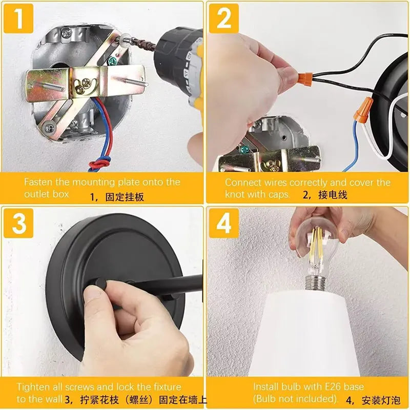 Indoor Wall Lamps for Corridor Aisle Balcony Modern LED Wall Lighting Nordic Wall Sconce for Bedroom Living Room
