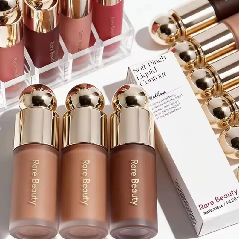 New Rare Beauty Always Sunny Silky Three-dimensional Bronze Contour Stick Natural Shadow Makeup Liquid Blusher Facial Cosmetics